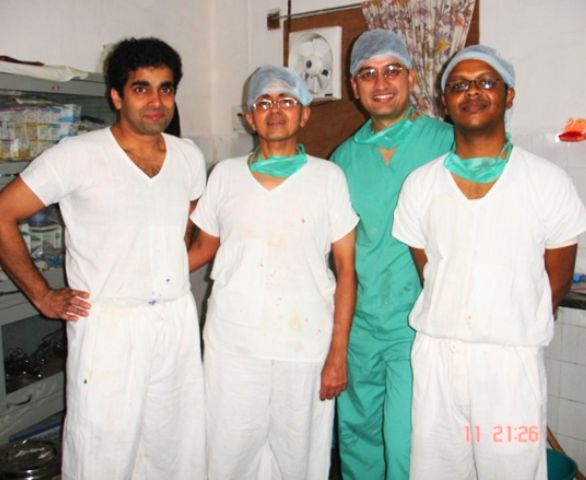 Children receiving specialized spinal care at The Spine Foundation's pediatric unit